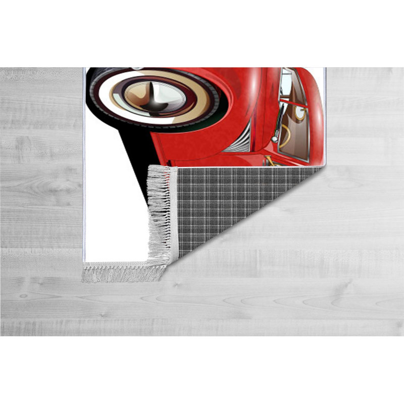 Napper Red/Black/Grey Rug, Rectangle 180 x 280cm