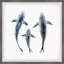 Citrana 'Patterned Sharks' Framed Print-1331475578
