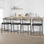 Counter Stool with Metal Frame-1663612446