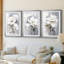 FLORAL Series CDXL III - Impression encadrée de qualité supérieure sur mesure mat - 3 pièces-2096082219-2096082218