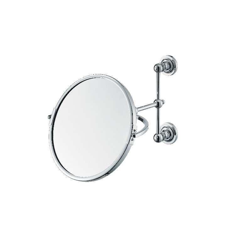 Metal Wall Mirror, Polished Chrome