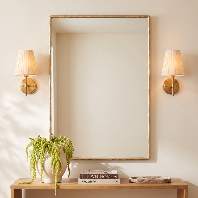 Evelynn Metal Rectangle Mirror, 36" x  48"