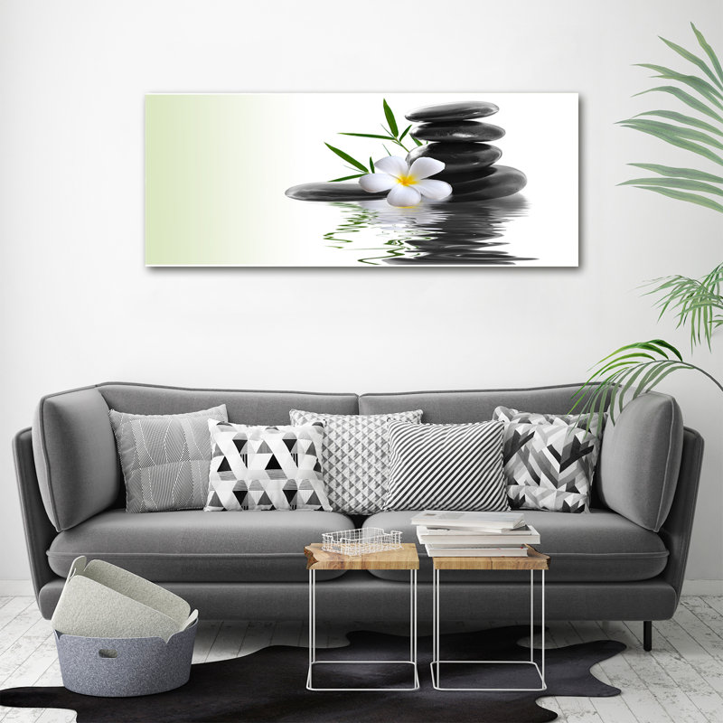 Zen Stones - Wrapped Canvas Print, Canvas, 50cm H x 125cm W