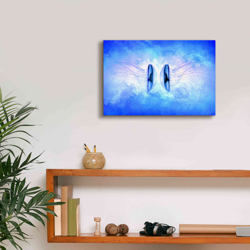 " Ocean Life " by Ata Alishahi, 12" H x 18" W x 0.75" D