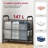 3 Bag Laundry Sorter Cart, Laundry Hamper Sorter Basket With Heavy Duty Lockable Rolling Wheels For Clothes Storage, 3 Colors