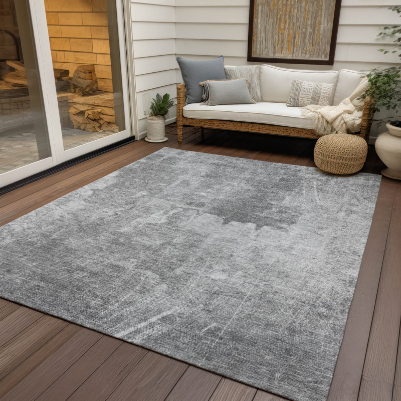 Machine Washable Indoor/Outdoor Kadyn ACN2226 Abstract Rug, Rectangle 9' x 12'