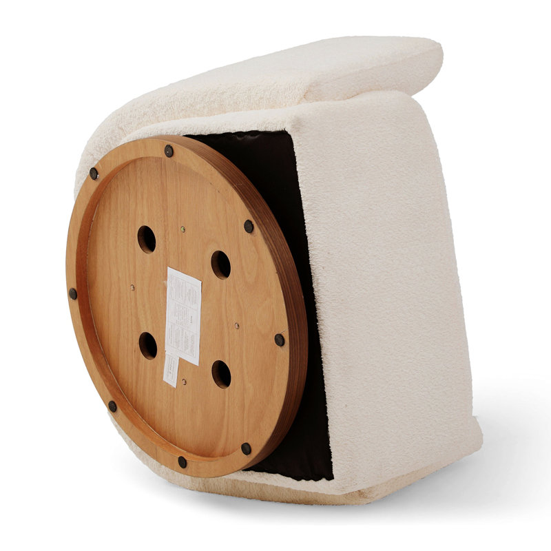Fauteuil d'appoint pivotant Klemensas