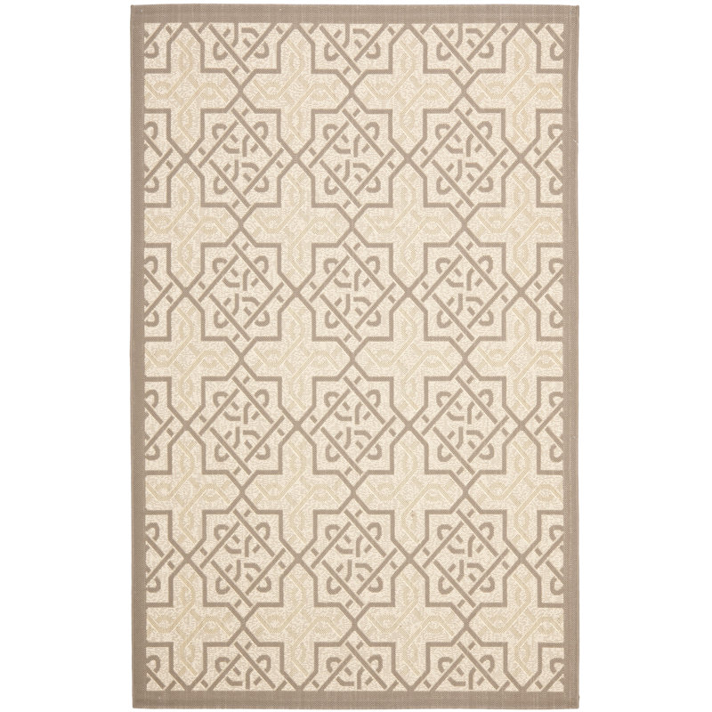 Mclain Geometric Hand Woven Indoor / Outdoor Area Rug, Rectangle 201 x 290 cm