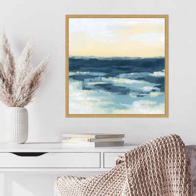 «Golden Surf I» par June Erica Vess, reproduction d'art sur toile encadrée