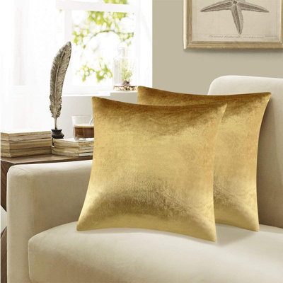 Housses de coussin décoratif, housses de coussin 18 x 18 pour canapé-lit, ensemble de 2 housses de coussin moelleuses