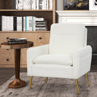 Donnelle Upholstered Wool Accent Chair