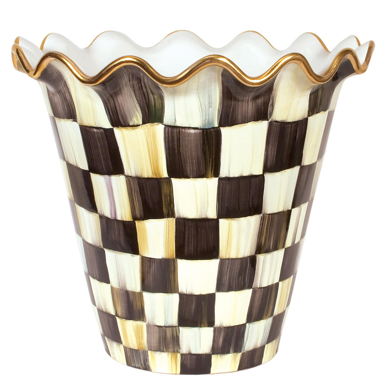 Courtly Check® Ceramic Jumbo Garden Pot
