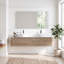 Comptoir de salle de bain mural en bois 72 po E1 72 po-131434574-131434575