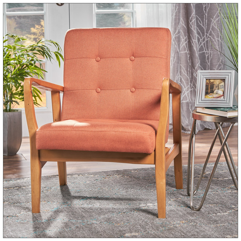 Chaises d'appoint pour le salon, Orange