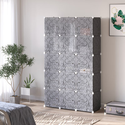 15 Door Plastic Wardrobe