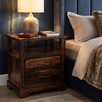 Chaliyah 25'' W Solid Wood Nightstand