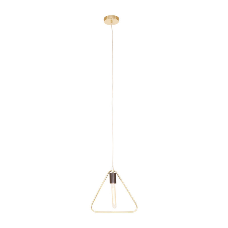Brookhn 1 - Light Gold Bulb Pendant