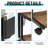 17'' W 1 Printer Stand with Wheels-88359692