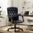 Ergonomic Executive Office Chair, Faux Leather Wingback, Adjustable Height, Sturdy Wood Base-129982248