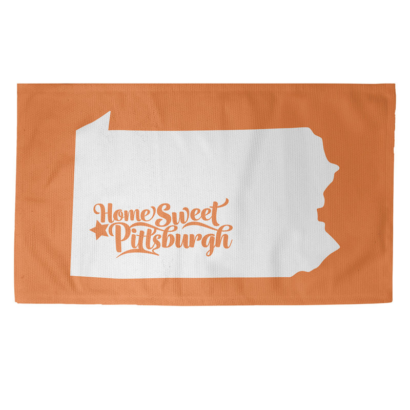 Tapis zone orange pittsburgh pennsylvanie, Rectangle 3 pi x 5 pi