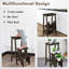 Banc échelle en bois d'hévéa pliable Fletchley-2090851124