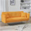 Canapé convertible en molleton de 70 pouces, futon convertible avec accoudoirs et dossier réglables, canapé moderne pour le salon et la chambre à coucher.