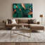 «Botanical Abstract Leaf Textures», art mural sur toile bleue-488862463