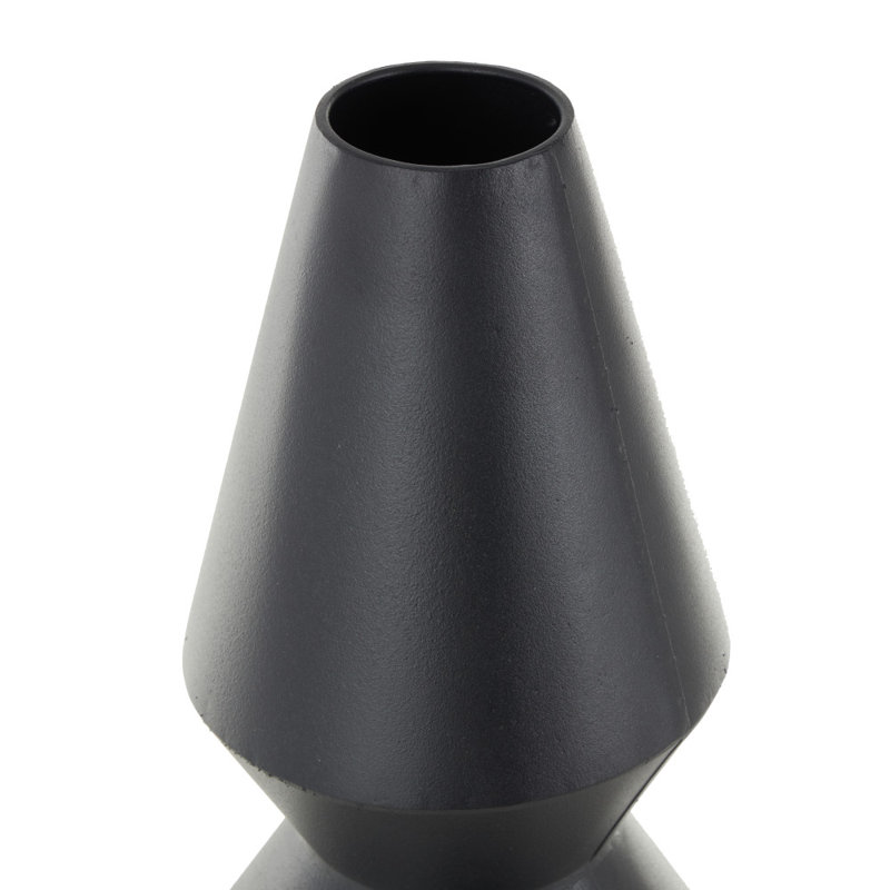 Cole And Grey Metal Art Deco Fluted Vase, 32.5" H x 6.5" W x 6.5" D