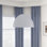 Luminaire suspendu surdimensionné en tissu 23,62 po avec chaîne réglable 59 po - Luminaire suspendu certifié ETL