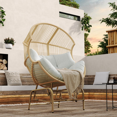 Siège d'extérieur brun - la chaise de jardin Relax and Enjoy rehausse votre plaisir