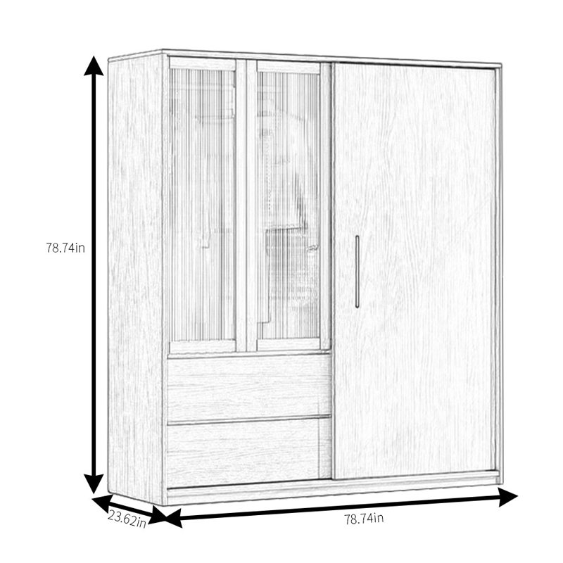Rafkind, H 78,74 po x l 78,74 po x P 23,62 po