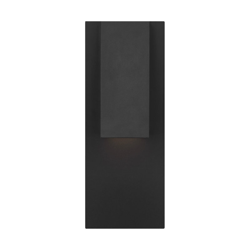 Peak LED Outdoor Flush Mount, Black