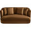 Causeuse en velours Alder-105511601