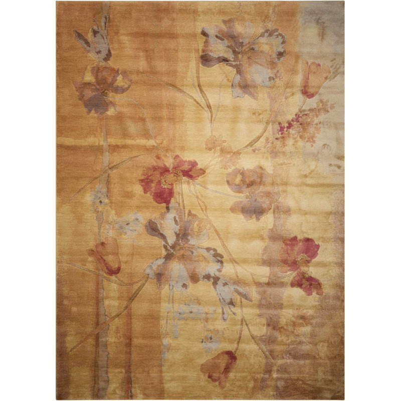 Floral Indoor Rug, Rectangle 7'9" x 10'10"