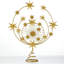 Étoile de Noël en métal doré céleste – Décoration élégante pour sapin de Noël
