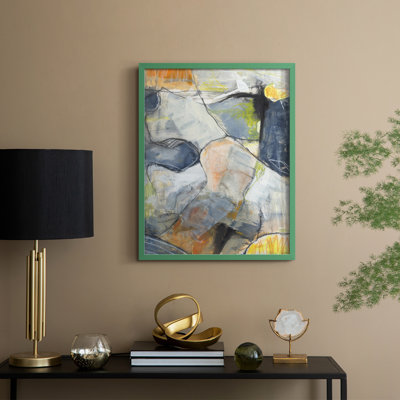«Lost in Reality I», reproduction encadrée - bois massif