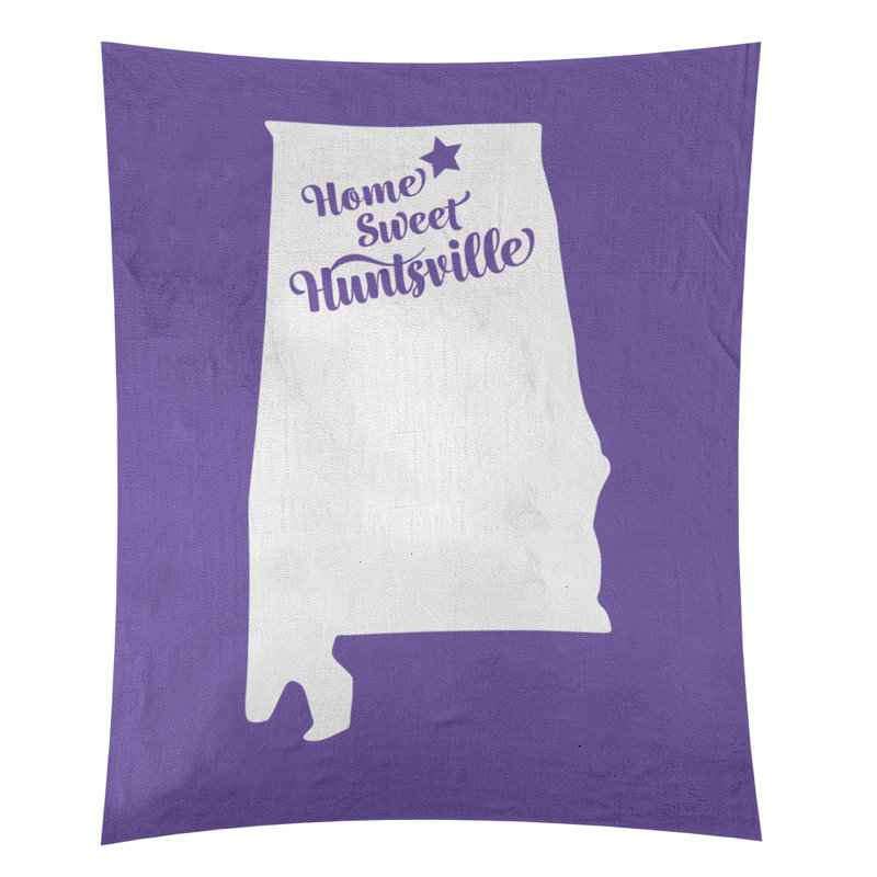 Tapisserie de Huntsville, Alabama, H 27,5 po x l 37,5 po, Mauve