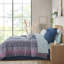 Ensemble de literie pour lit simple Boho, microfibre de polyester, motif médaillon bleu marine pour les chambres modernes