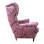 Alyah Velvet Wingback Chair