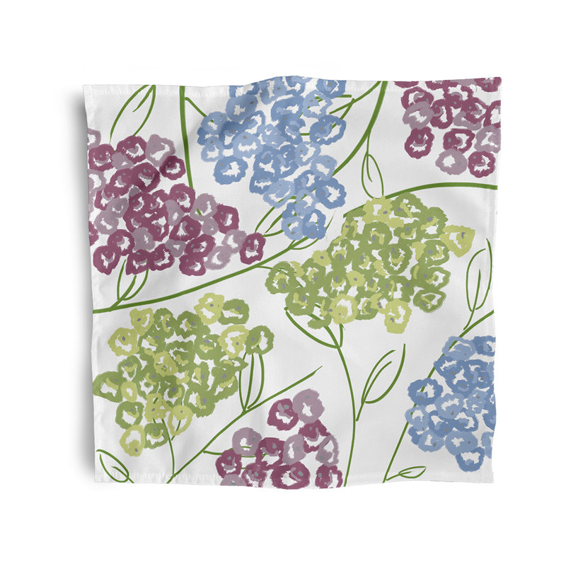 Chasidy Hydrangeas Napkins, Purple