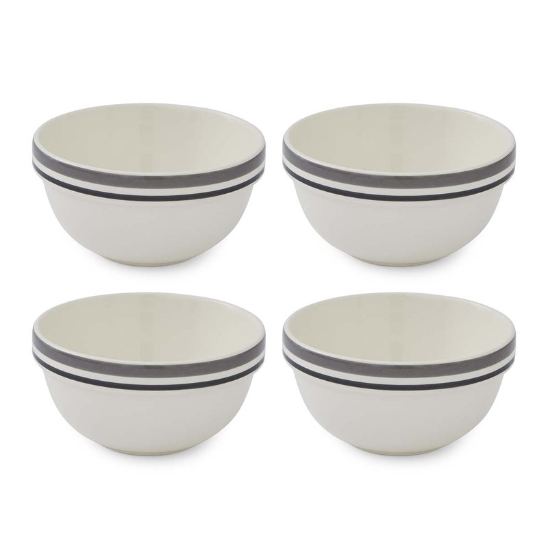 Portmeirion, Potters Stripe - Stacking Bowls (consolidate on size not colour?), Grey
