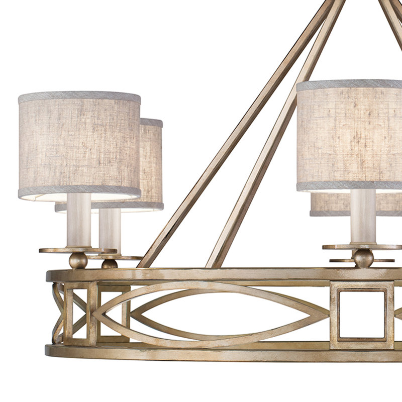 Lustre rond 39,5 po Cienfuegos, Doré