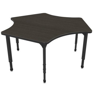 Apex Series Manufactured Wood Adjustable Delta 3 Students Activity Table