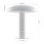 Writzer 11" Contemporary Bohemian Rechargeable/Cordless Dimmable Integrated LED Mushroom Table Lamp-1863974579