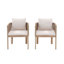 Chaise de patio d'extérieur avec coussins Coleon