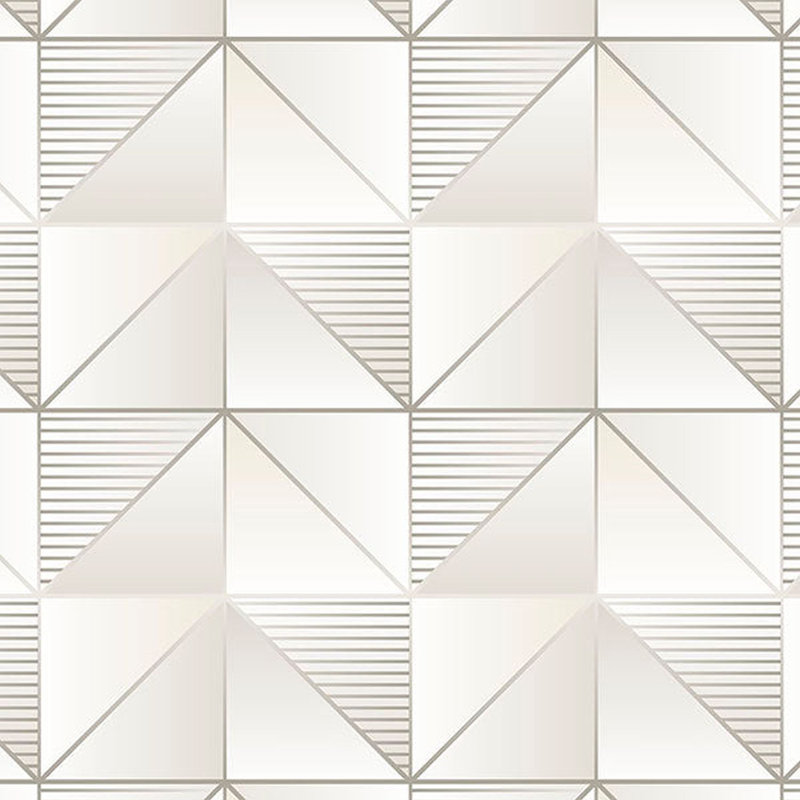 Adrianno Geometric Wallpaper, Beige