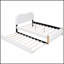 Lit plateforme tapissier avec pieds de soutien en bois et lit gigogne, durable et peu encombrant pour les chambres à coucher modernes.-664266724