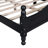  Wood Platform Bed Frame,Retro Style Platform Bed With Wooden Slat Support (Bed)-747759268-747759269