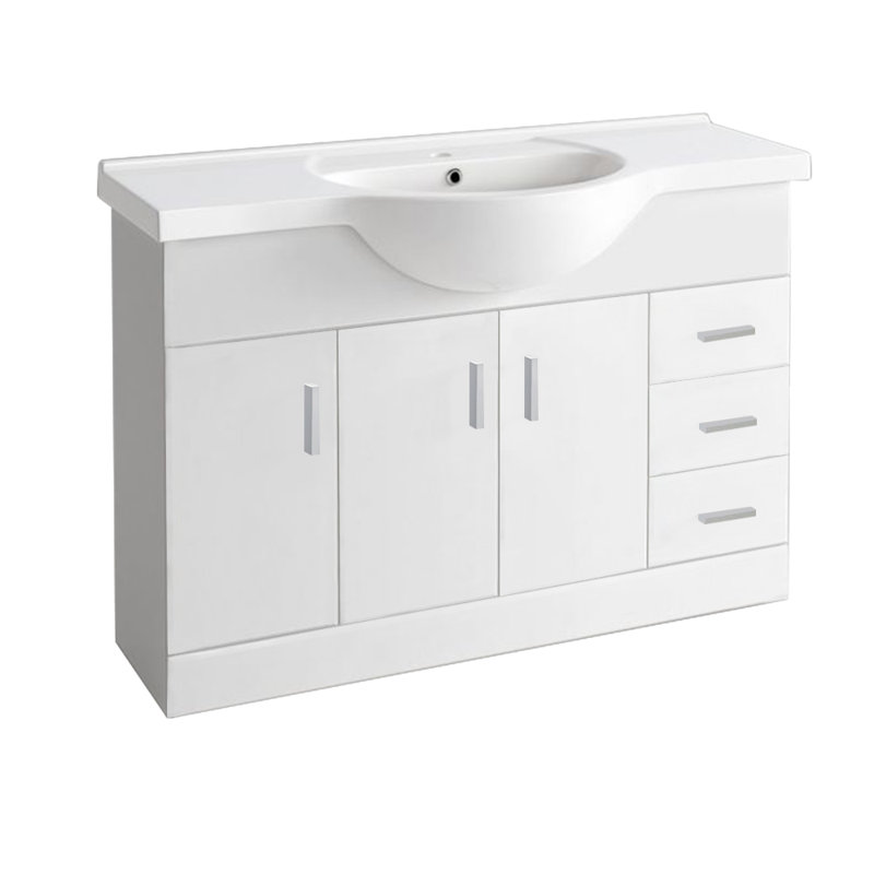 Avary 1210mm Single Bathroom Vanity with Integrated Ceramic Basin