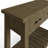 Almerton 2 Drawer Console Hallway Table With Open Shelf – Solid Reclaimed Natural Pine-89846848